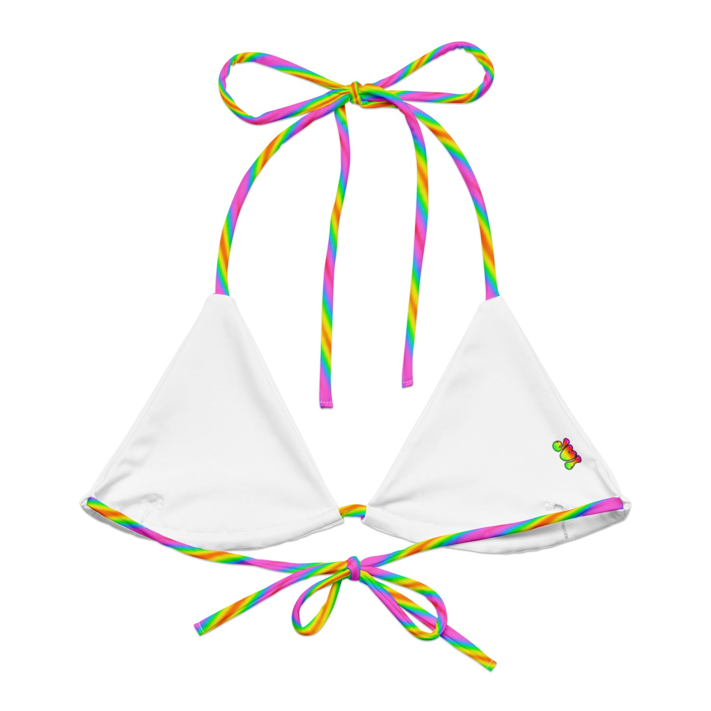 Psychedelic Wave Recycled Kini Top