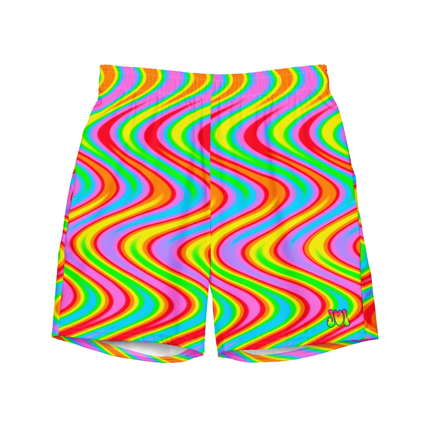 Psychedelic Wave Recycled Swim Shorts