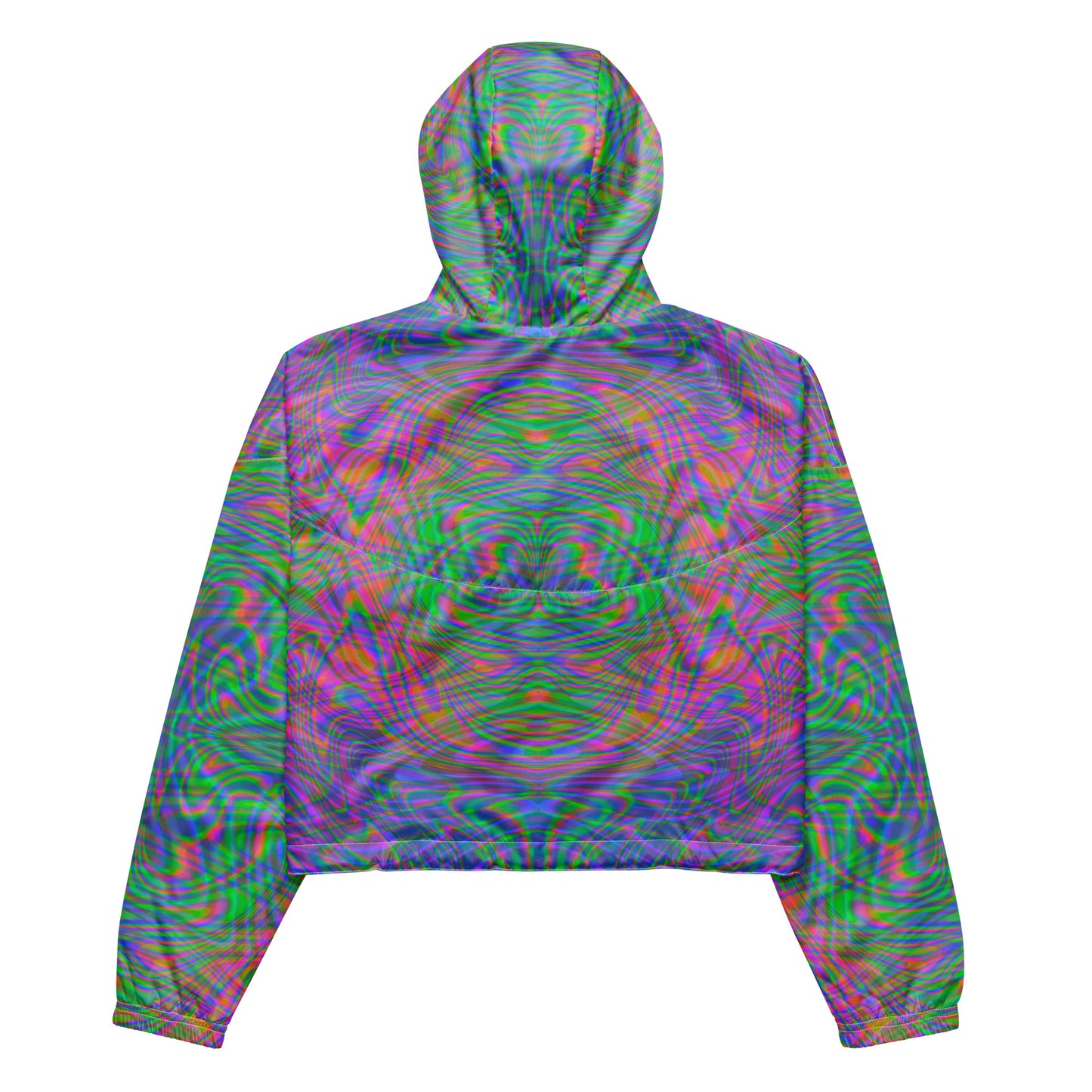 Cosmic Ripple Cropped Windbreaker