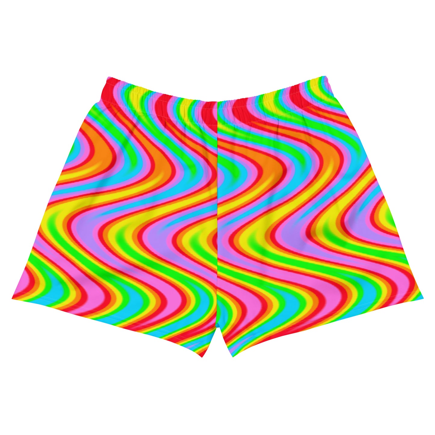 Psychedelic Wave Recycled Athletic Shorts