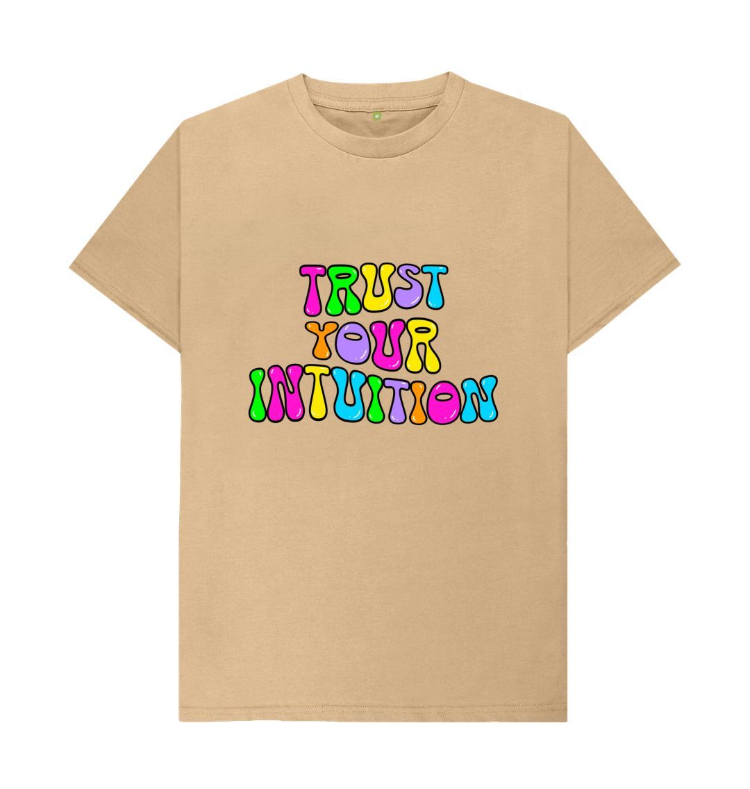 Sand Trust Your Intuition Organic Unisex Tee