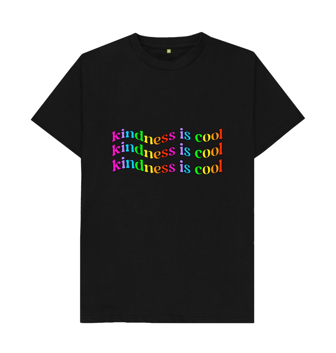 Black Kindness is Cool Organic Unisex Tee