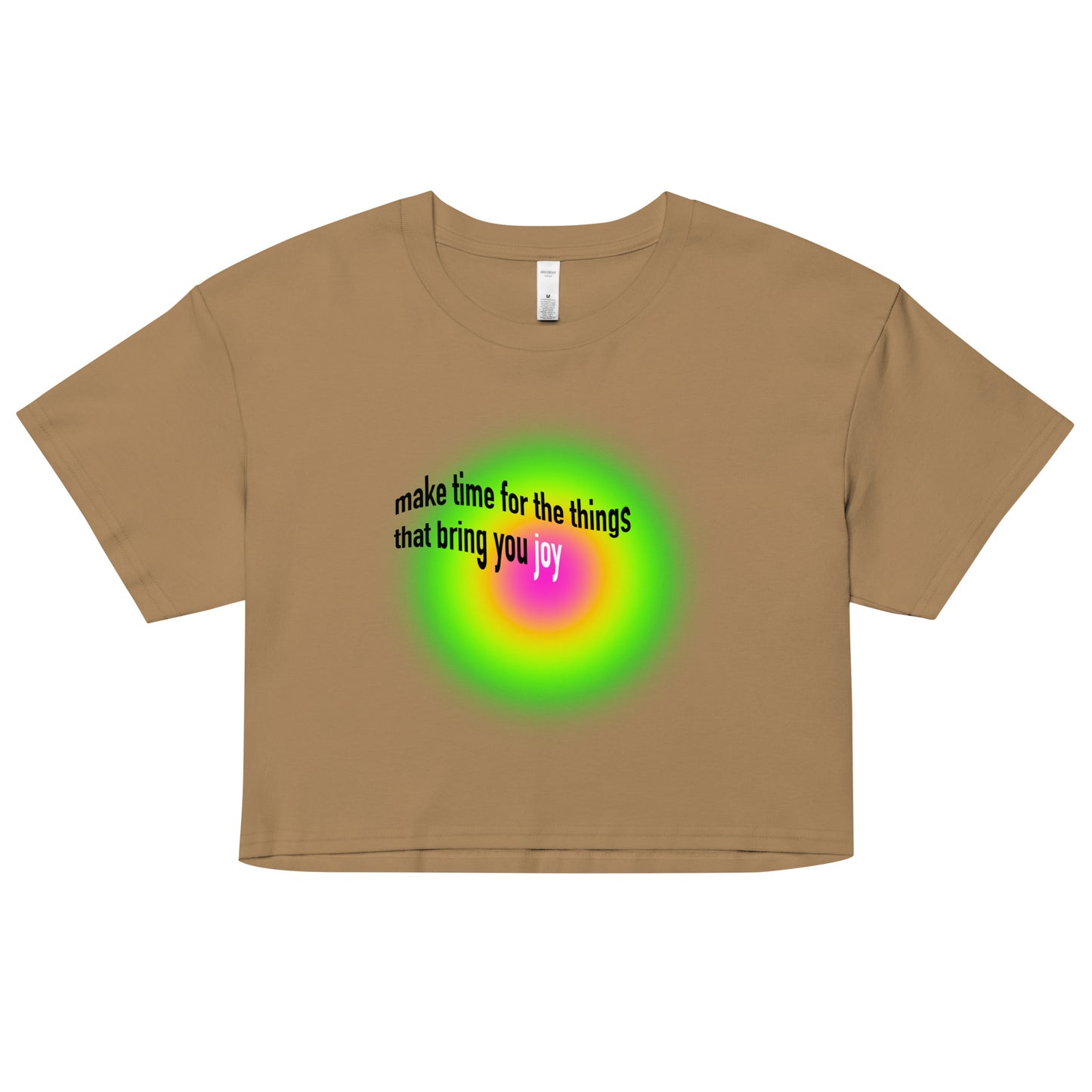 Make Time Crop Top