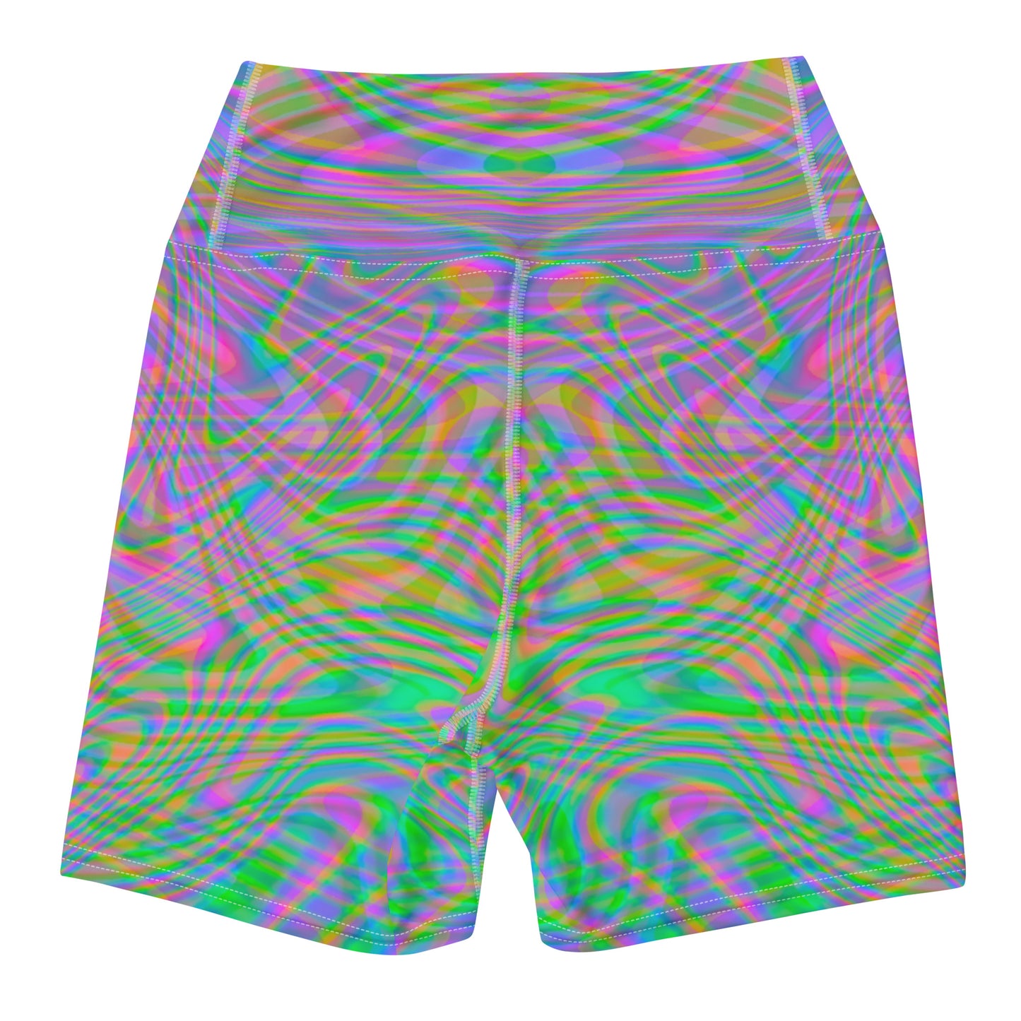 Cosmic Ripple Yoga Shorts