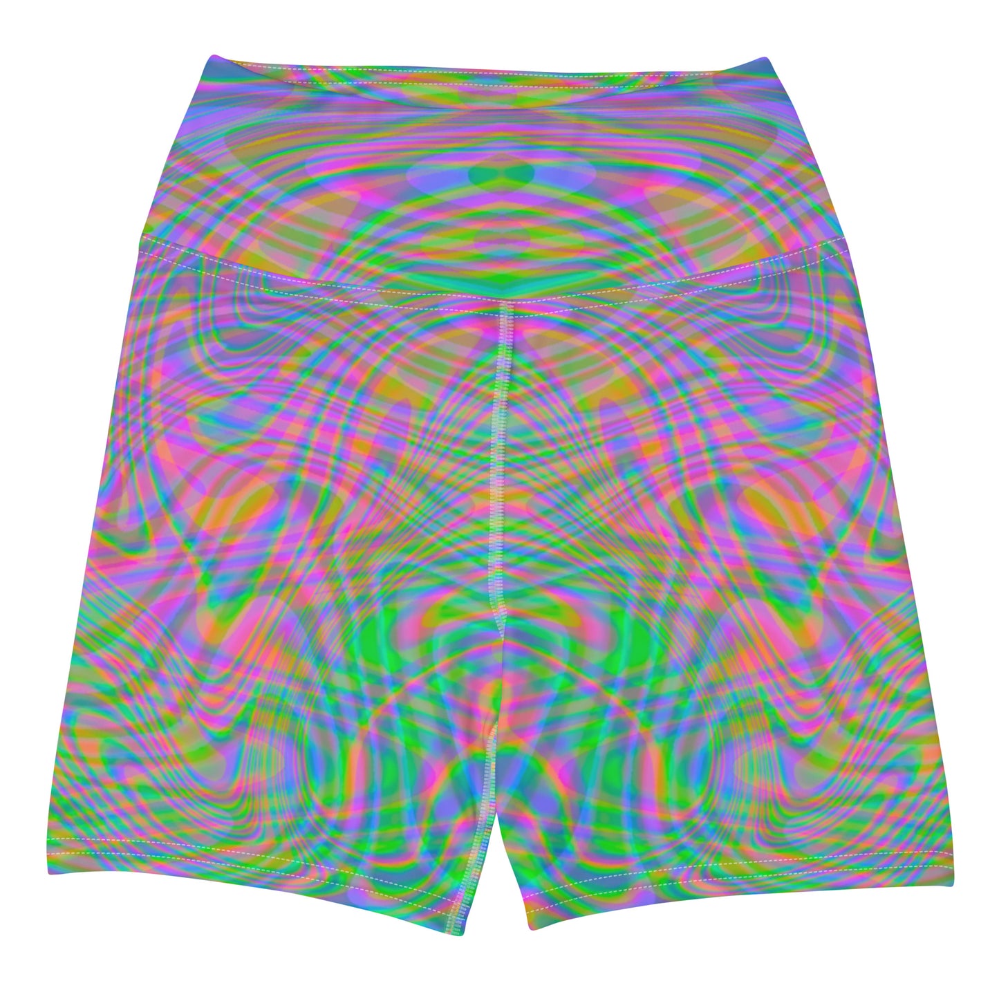 Cosmic Ripple Yoga Shorts