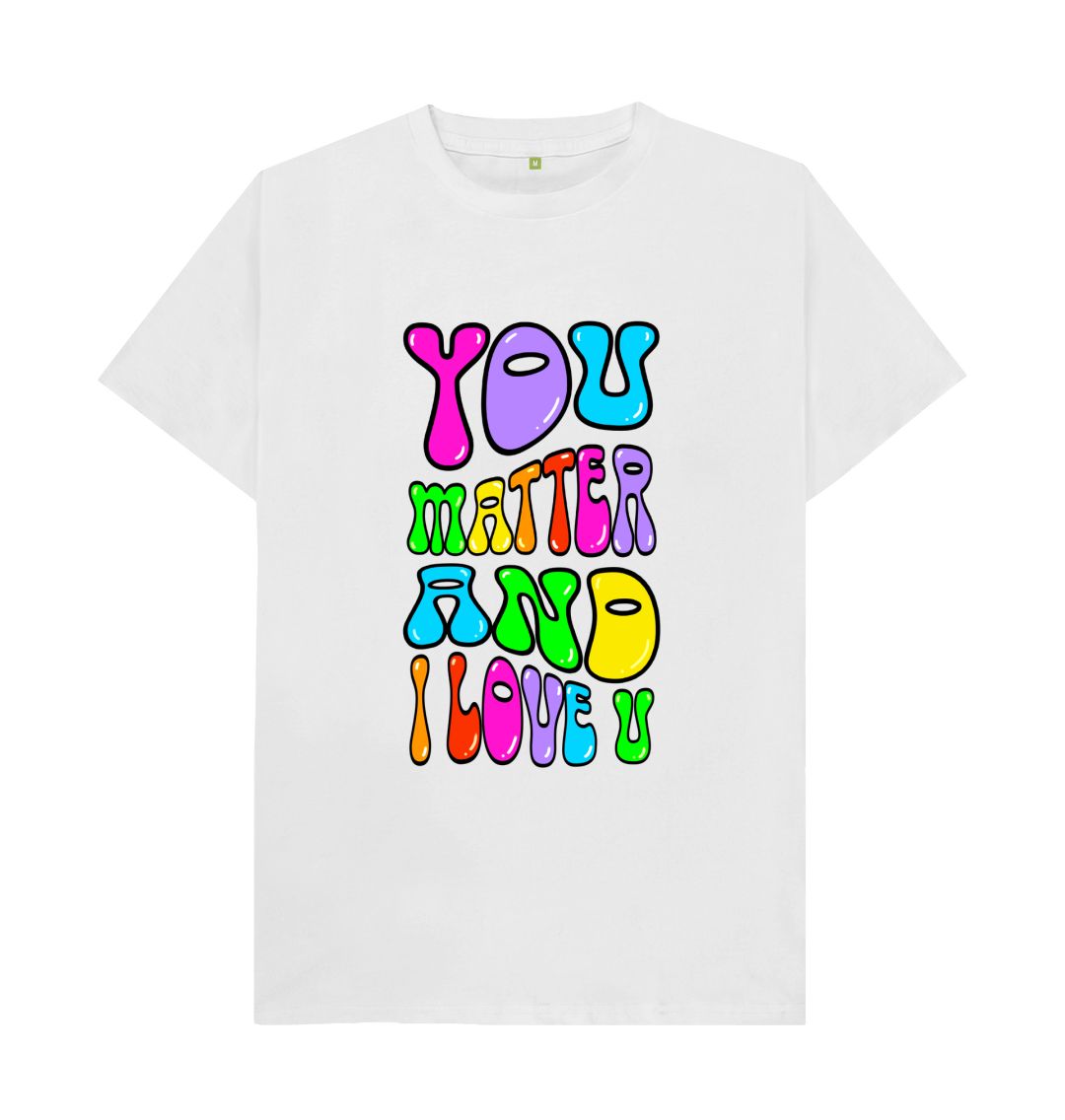 White You Matter Organic Unisex Tee