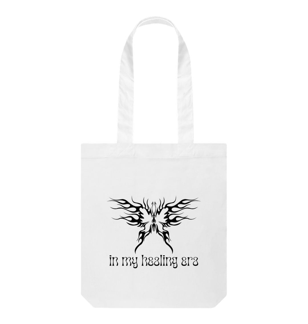 White Healing Era Organic Tote